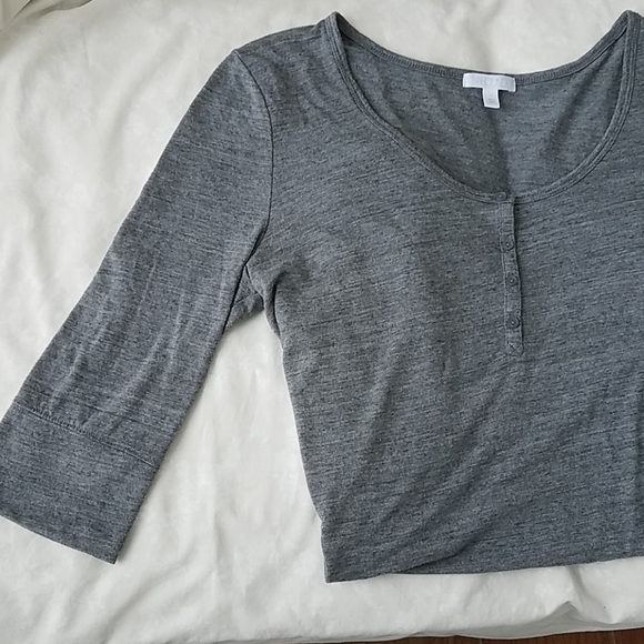 Abound Gray Tunic with Hi-Lo Hem - Picture 6 of 6